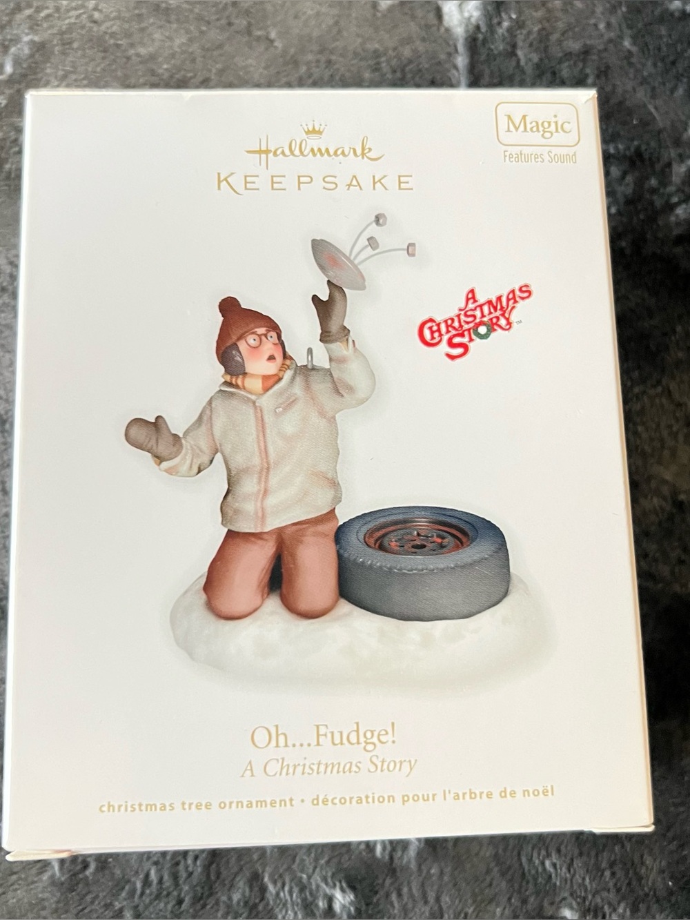 Hallmark Keepsake Ornament 2011 A CHRISTMAS STORY “Oh Fudge” *Magic/Sounds